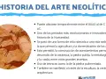 Pinturas rupestres de cazadores y ciervos, un ejemplo del arte del neolítico, que muestra la transición a la vida sedentaria y el desarrollo de la agricultura.