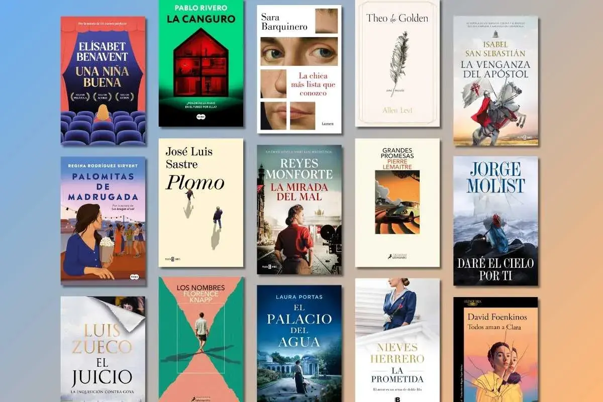 Selección de libros recomendados: "Una niña buena", "La Canguro", "La chica más lista que conozco", "Plomo", "La mirada del mal", "Palomitas de madrugada", "El juicio", "La prometida", "Todos aman a Clara" y más.
