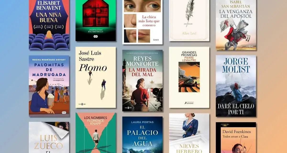 Selección de libros recomendados: "Una niña buena", "La Canguro", "La chica más lista que conozco", "Plomo", "La mirada del mal", "Palomitas de madrugada", "El juicio", "La prometida", "Todos aman a Clara" y más.