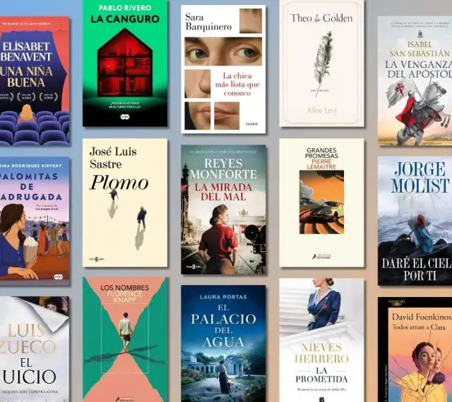 Selección de libros recomendados: "Una niña buena", "La Canguro", "La chica más lista que conozco", "Plomo", "La mirada del mal", "Palomitas de madrugada", "El juicio", "La prometida", "Todos aman a Clara" y más.